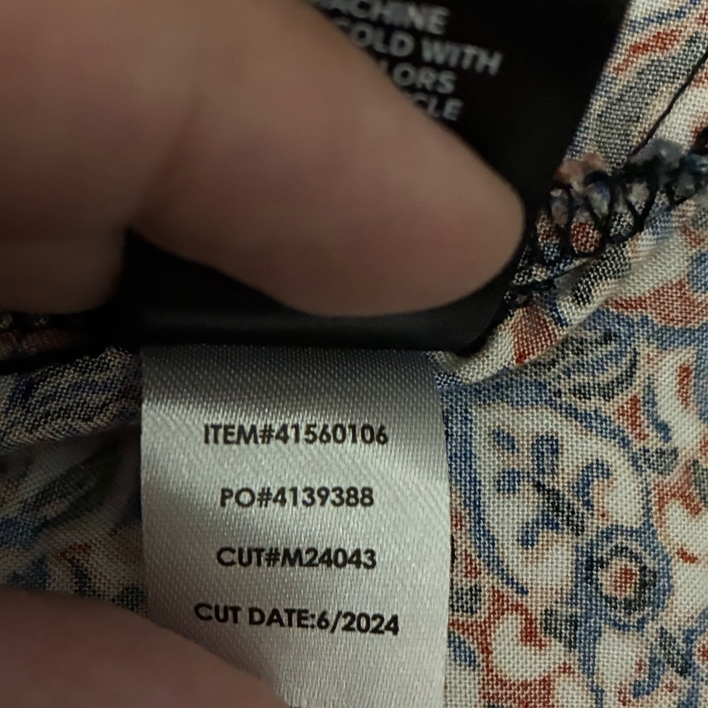 torrid Floral Mini Dress in Pink, Blue, Cream Size 0X - Picture 15 of 15